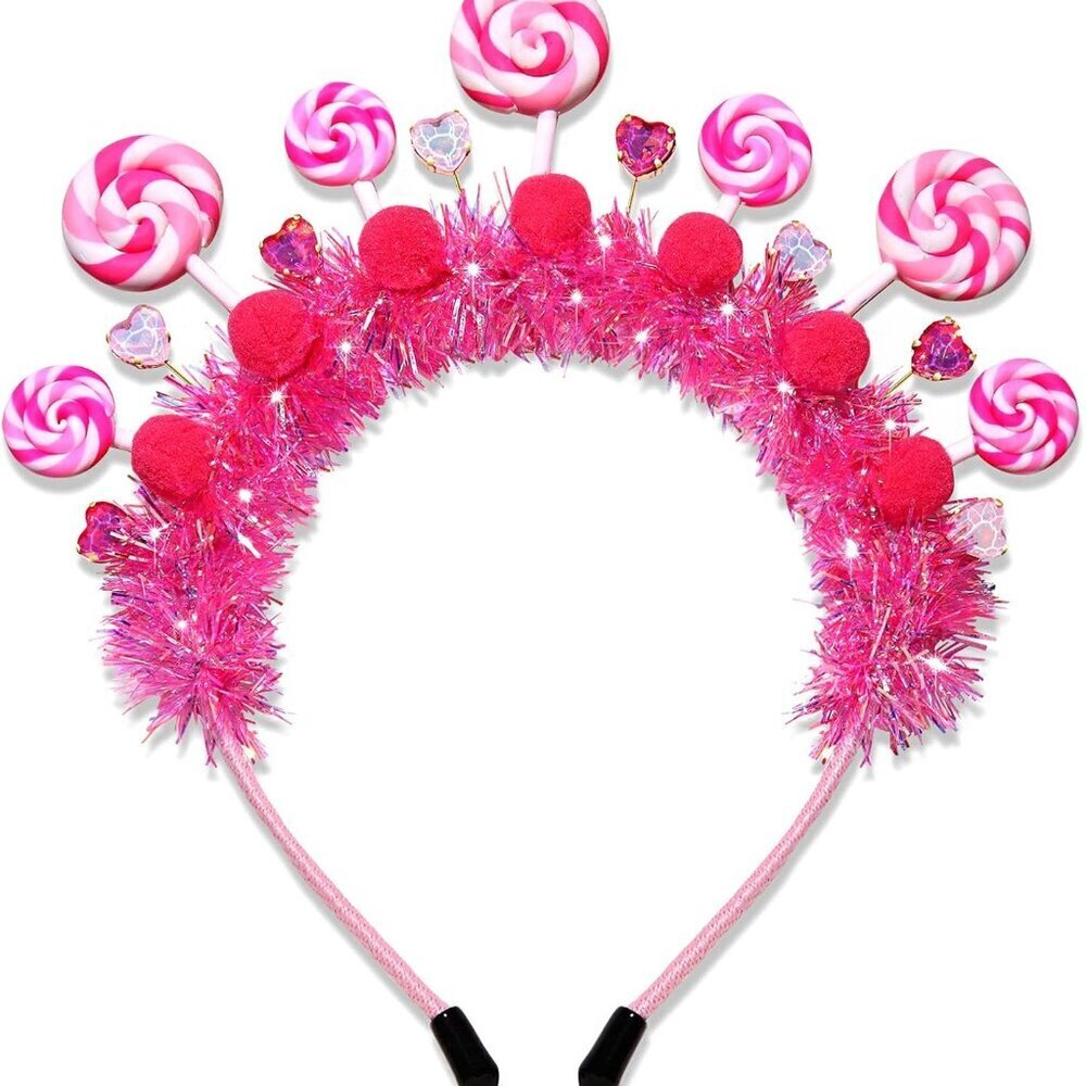 Candy Headbands for Women Girls Holiday Christmas Halloween Costume Accessory